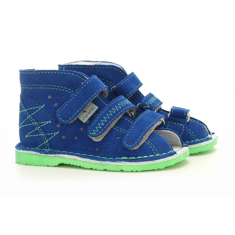 Buty profilaktyczne Danielki TA105 blue fluo z