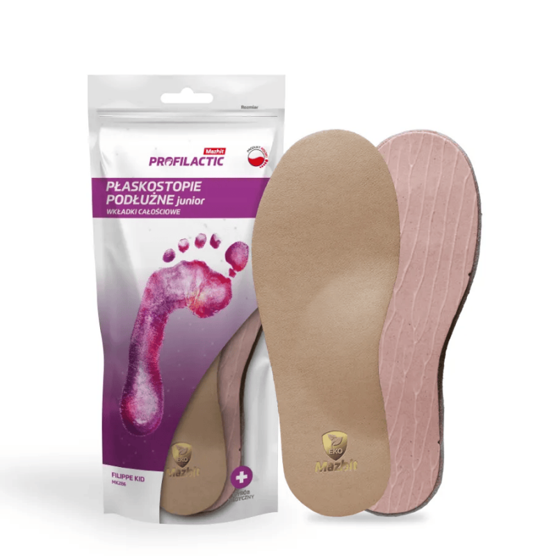 FIILIPPE KID – dziecięce wkładki na płaskostopie