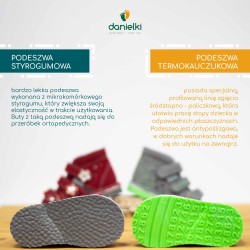 Buty profilaktyczne Danielki S124 róż